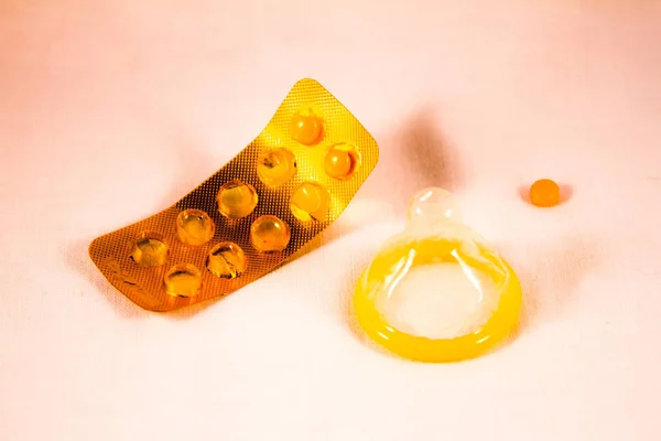 Piller Kondom — Stockfoto