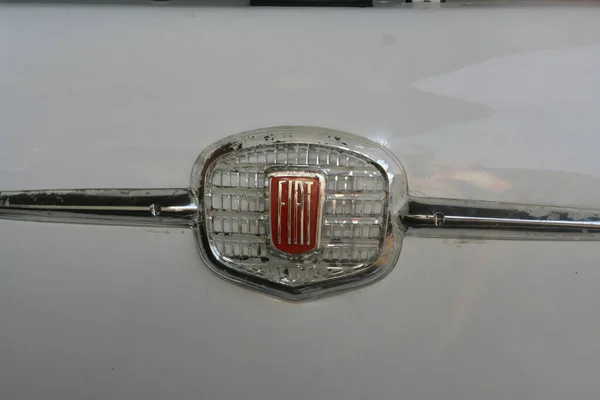 Interne Externe Details Van Fiat 500 600 Vintage Auto Voor — Stockfoto
