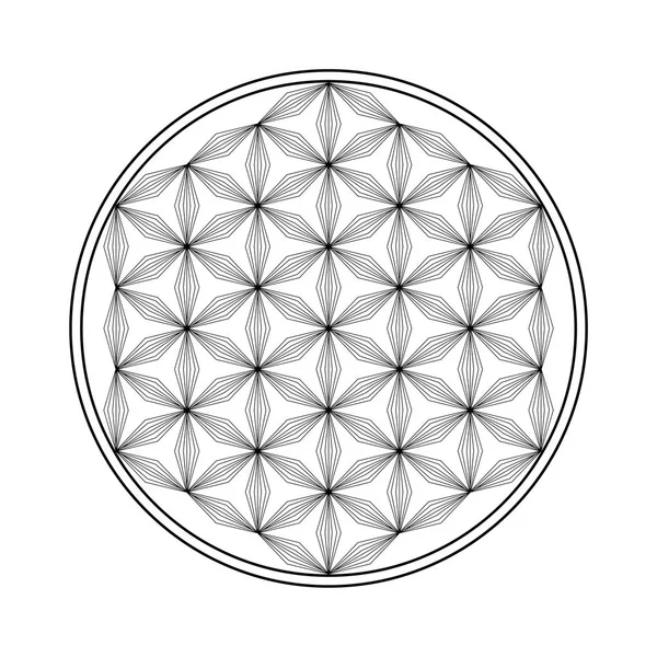 Çiçek hayat vektör simgesi