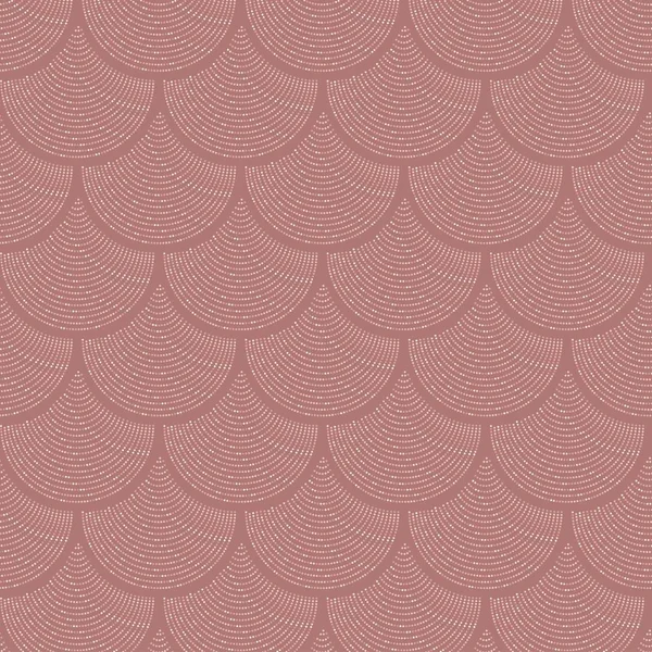 Rosa Fisch Schuppen Vektor Muster Hintergrund — Stockvektor