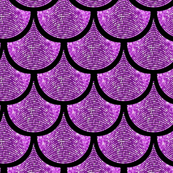 Pembe balık ölçek vektör desen arka plan glitter etkisi ile