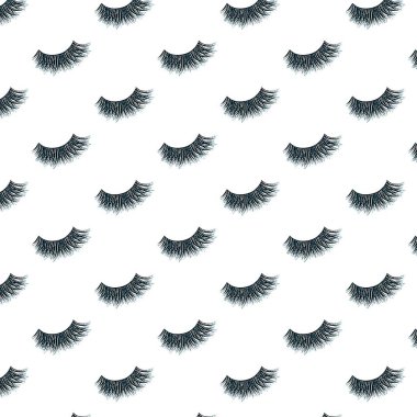 Kirpikleri vektör desen mavi parlak etkisi ile