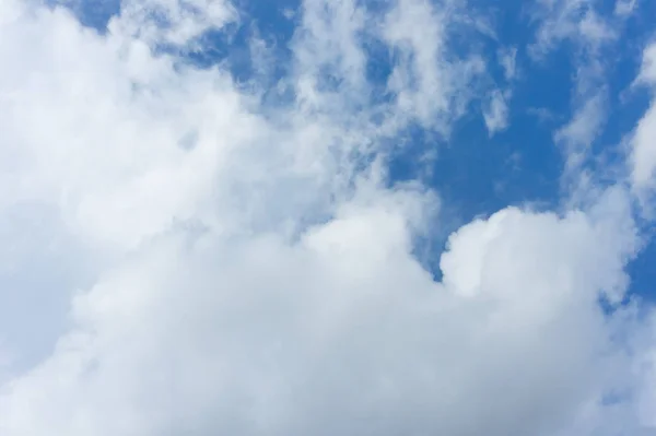 Blue sky in more cloud day, abstract background and copy space.