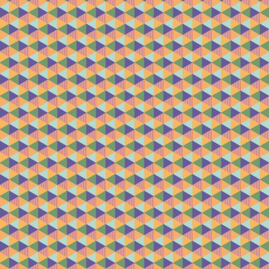 Desen, kesintisiz, geometrik şirin renkli arka plan topluluklar, tasarım şablonları - vektör çizim Eps 10.