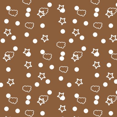 Desen, kesintisiz, geometrik şirin renkli arka plan topluluklar, tasarım şablonları - vektör çizim Eps 10.