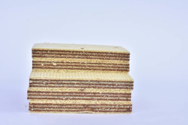 Çikolata waffle yakın çekim 