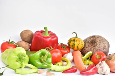 Farklı sebze yakın çekim 