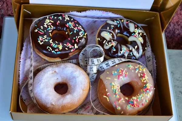 Rosquillas Hermosas Deliciosas — Foto de Stock