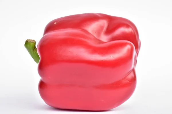 Red Bell Pepper White Background — Stock Photo, Image