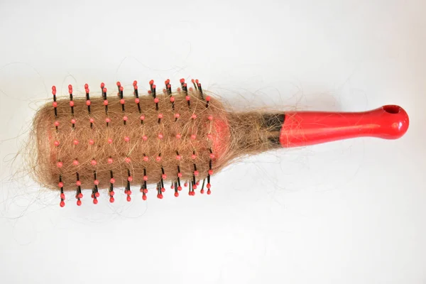 Comb Hair White Background — Stock Photo, Image