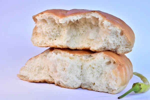 Άσπρο Ψωμί Κοντινό Πλάνο — Φωτογραφία Αρχείου