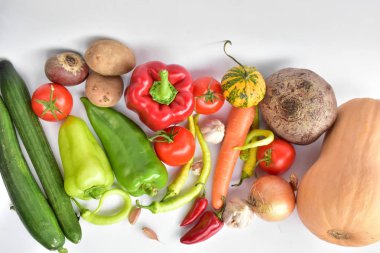 Farklı sebze yakın çekim 