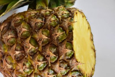 Olgun ananas yakın çekim 