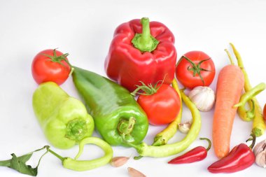 Farklı sebze yakın çekim 