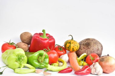 Farklı sebze yakın çekim 