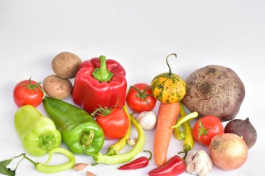 Farklı sebze yakın çekim 