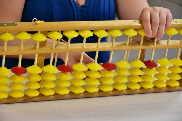 parmaklar ve abaküs yakın 