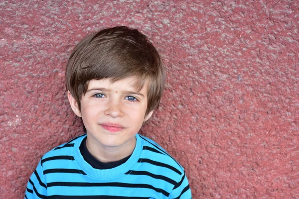 Hermoso Retrato Niño Pequeño Sonrisa — Foto de Stock