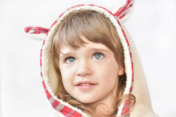 クローズアップ子供の肖像画 — ストック写真