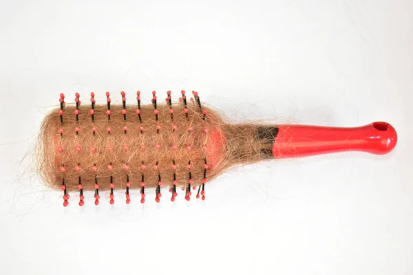 Comb Hair White Background — Stock Photo, Image