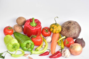 Farklı sebze yakın çekim 