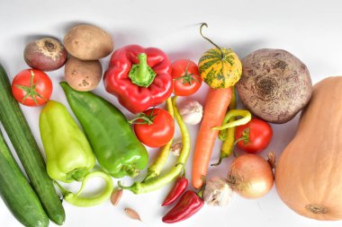 Farklı sebze yakın çekim 