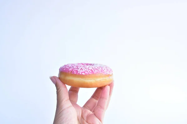 Beyaz Arka Planda Donut — Stok fotoğraf