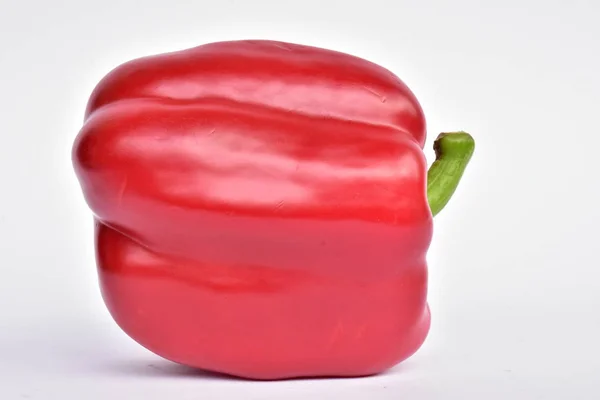 Red Bell Pepper White Background — Stock Photo, Image