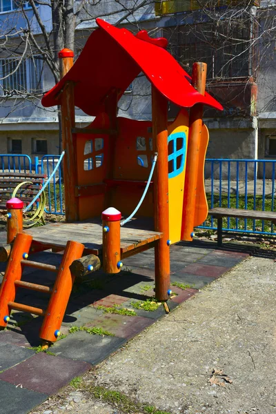 Vacker Lekplats Parken — Stockfoto