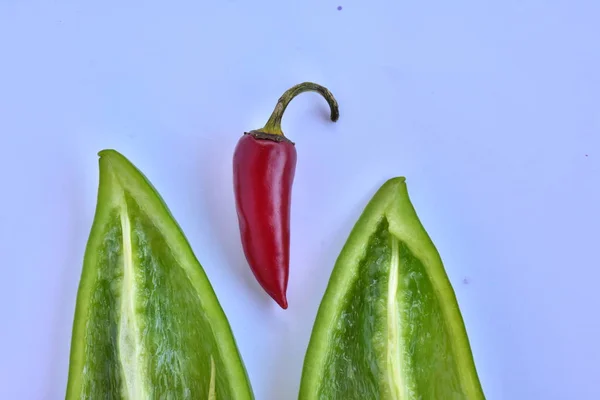 Pimentos Maduros Perto — Fotografia de Stock