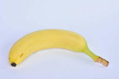 muz yakın çekim üzerinde mavi arka plan 