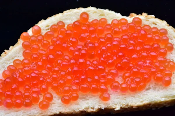 Caviar Rojo Pescado —  Fotos de Stock