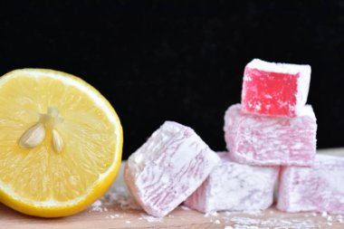 güzel ve lezzetli lakum yakın