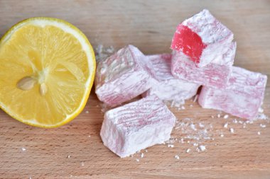 güzel ve lezzetli lakum yakın