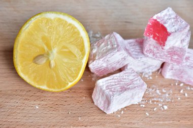 güzel ve lezzetli lakum yakın