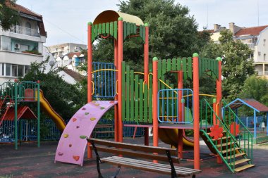 Parktaki güzel oyun parkı