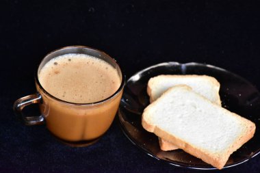 kahve ve beyaz ekmek yakın 