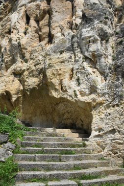 Güzel bir dağ manzarası.,