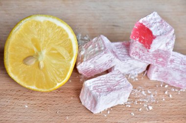 güzel ve lezzetli lakum yakın