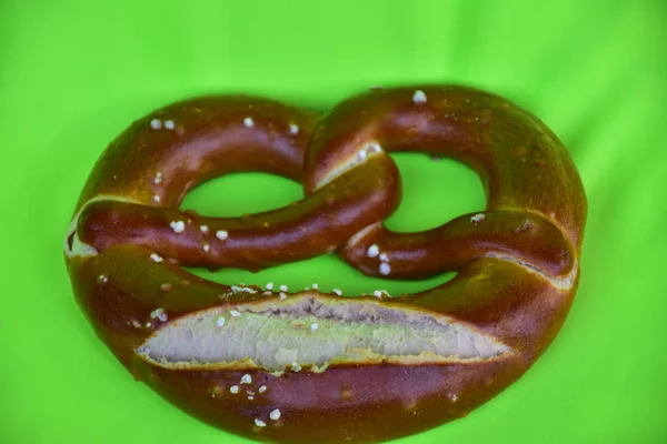 Beautiful Ruddy Pretzel Close — Stock Photo, Image