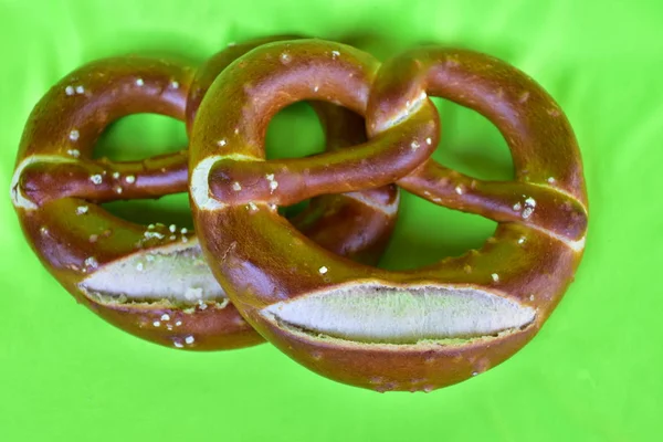 Beautiful Ruddy Pretzels Close — Stock Photo, Image