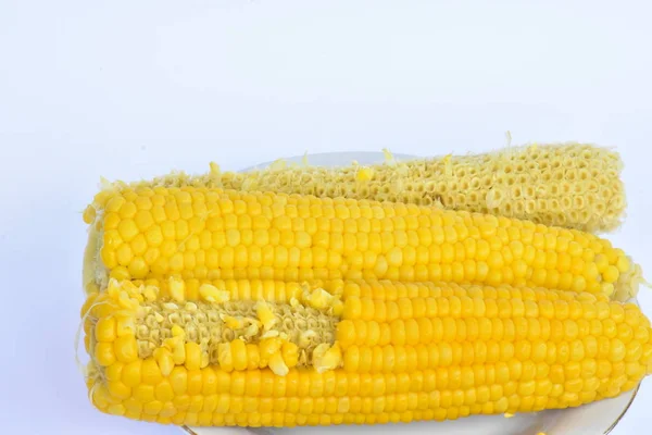 Boiled Corn Close — Stock Photo, Image