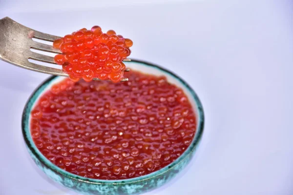 Caviar Vermelho Peixe — Fotografia de Stock