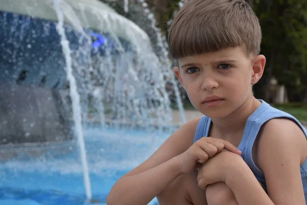 Hermoso Retrato Niño — Foto de Stock