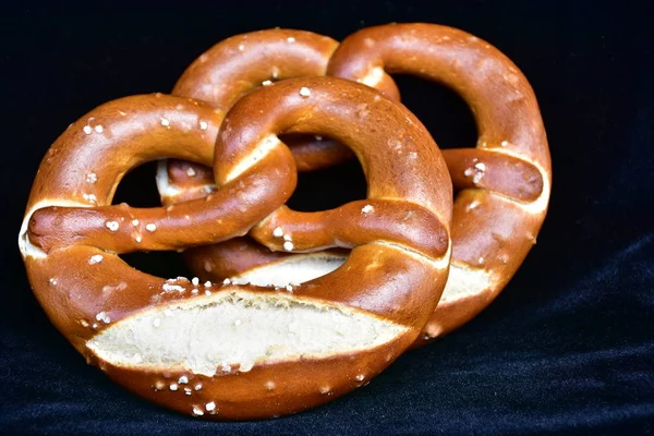 Beautiful Ruddy Pretzels Close — Stock Photo, Image