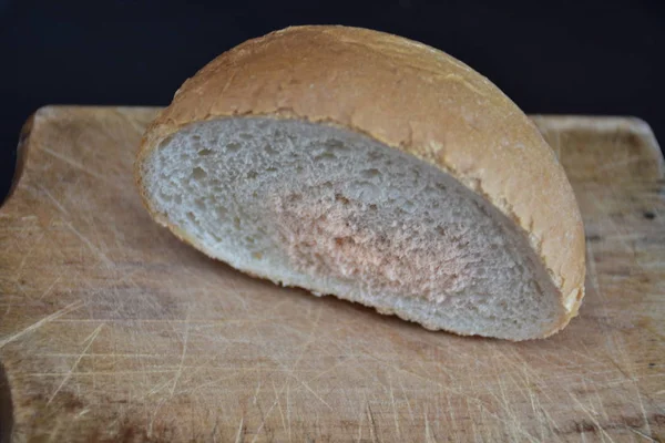 Bröd Och Mögel Närbild — Stockfoto