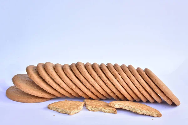 Biscoitos Crocantes Fechar — Fotografia de Stock