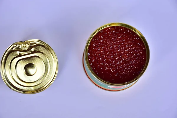 Caviar Vermelho Peixe — Fotografia de Stock