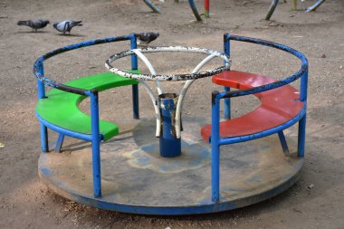 Parktaki güzel oyun parkı