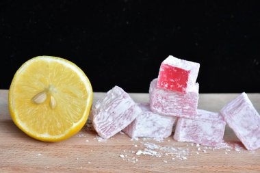 güzel ve lezzetli lakum yakın